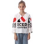 I love iced coffee Kids  Sailor Shirt