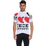 I love iced coffee Men s Short Sleeve Cycling Jersey