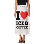 I love iced coffee Classic Midi Chiffon Skirt