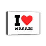 I love wasabi Mini Canvas 6  x 4  (Stretched)