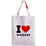 I love wasabi Zipper Classic Tote Bag