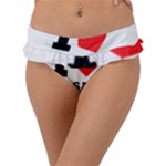 I love wasabi Frill Bikini Bottoms