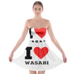 I love wasabi Strapless Bra Top Dress