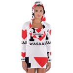 I love wasabi Long Sleeve Hooded T-shirt