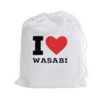 I love wasabi Drawstring Pouch (2XL)