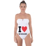 I love wasabi Tie Back One Piece Swimsuit