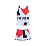 I love wasabi Kids  Boyleg Swimsuit