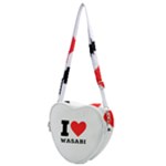 I love wasabi Heart Shoulder Bag