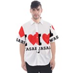 I love wasabi Men s Short Sleeve Shirt