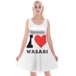 I love wasabi Reversible Velvet Sleeveless Dress