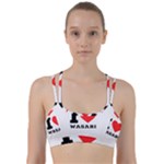 I love wasabi Line Them Up Sports Bra