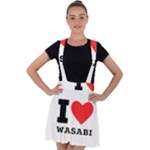 I love wasabi Velvet Suspender Skater Skirt