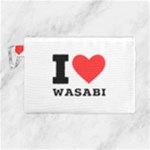 I love wasabi Canvas Cosmetic Bag (Large)