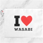 I love wasabi Canvas Cosmetic Bag (XXXL)