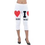 I love wasabi Lightweight Velour Capri Leggings 