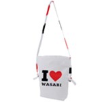 I love wasabi Folding Shoulder Bag