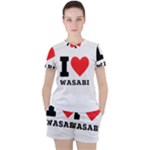 I love wasabi Women s Tee and Shorts Set