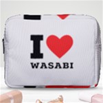 I love wasabi Make Up Pouch (Large)