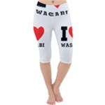 I love wasabi Lightweight Velour Cropped Yoga Leggings