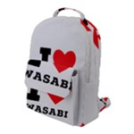 I love wasabi Flap Pocket Backpack (Large)