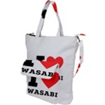 I love wasabi Shoulder Tote Bag