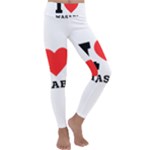 I love wasabi Kids  Lightweight Velour Classic Yoga Leggings