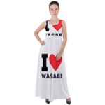 I love wasabi Empire Waist Velour Maxi Dress