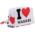 I love wasabi Wristlet Pouch Bag (Large)