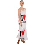 I love wasabi Cami Maxi Ruffle Chiffon Dress