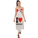 I love wasabi Halter Tie Back Dress 