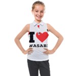 I love wasabi Kids  Sleeveless Polo Tee