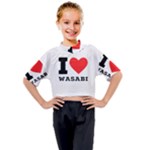 I love wasabi Kids Mock Neck Tee