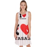 I love wasabi Knee Length Skater Dress With Pockets