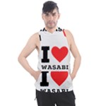 I love wasabi Men s Sleeveless Hoodie