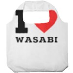 I love wasabi Foldable Grocery Recycle Bag