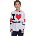 I love wasabi Kids  Long Sleeve Jersey