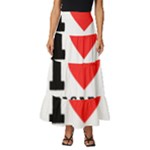 I love wasabi Tiered Ruffle Maxi Skirt