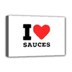 I love sauces Deluxe Canvas 18  x 12  (Stretched)