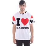 I love sauces Men s Sport Mesh Tee