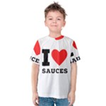 I love sauces Kids  Cotton Tee