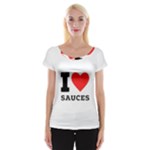 I love sauces Cap Sleeve Top