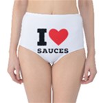 I love sauces Classic High-Waist Bikini Bottoms