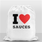 I love sauces Drawstring Bag (Small)
