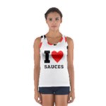 I love sauces Sport Tank Top 