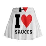 I love sauces Mini Flare Skirt