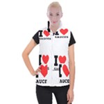 I love sauces Women s Button Up Vest