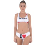 I love sauces Criss Cross Bikini Set