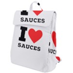 I love sauces Flap Top Backpack