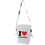 I love sauces Folding Shoulder Bag