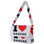 I love sauces Full Print Messenger Bag (S)